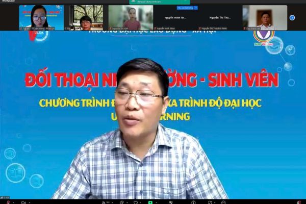 Buổi tọa đàm tại Lễ Khai Giảng Chương Trình Đào Tạo Từ Xa Trường Đại Học Lao động – Xã hội
